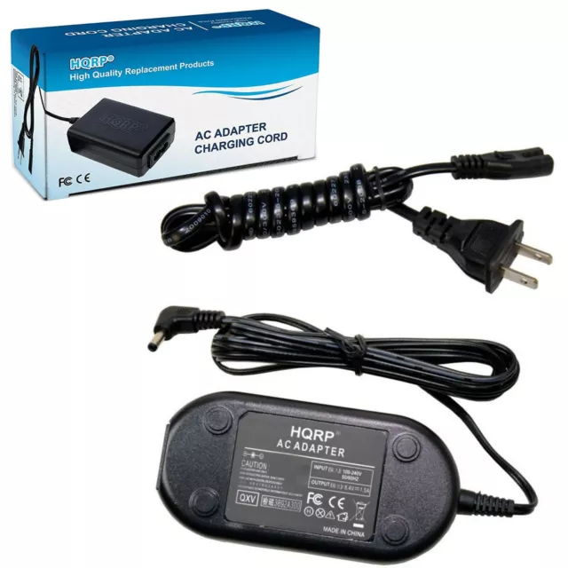 Adaptateur secteur/chargeur de remplacement HQRP pour caméscopes de la...