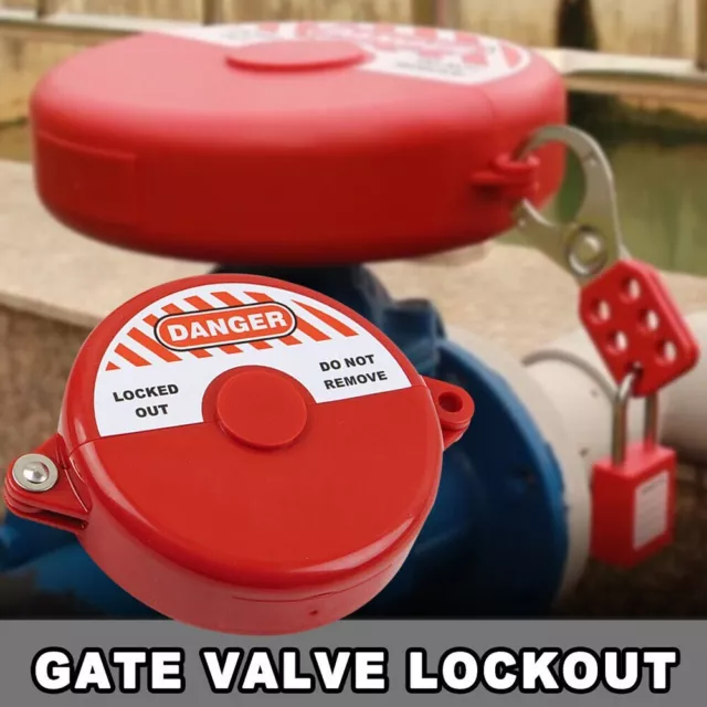 Portable Gate Valve Lockout for Industrial Safety Round Tank Gas Bottle Design