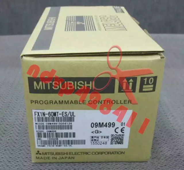 1PC New Mitsubishi FX1N-60MT-ES/UL PLC FX1N60MTESUL Programmable Controllers