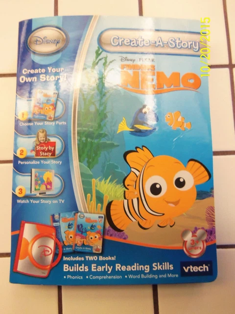 vtech-creat-a-story-disney-pixar-finding-nemo-2-livres-et-panier