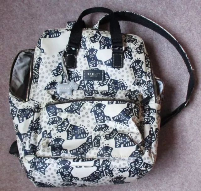 Radley leopard sales oilskin backpack