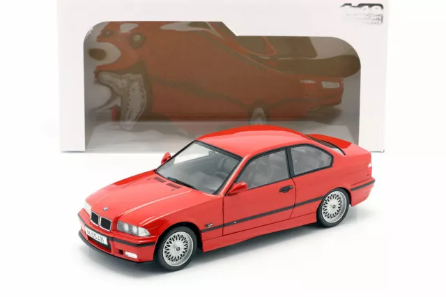Bmw M3 E36 Coupe Red 1994 Solido S1803904 1/18 Bbs Wheels Rouge Rot Metal