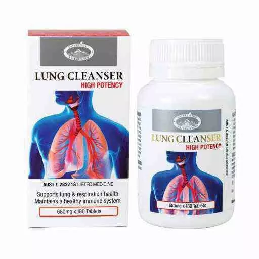Nature's Top Lung Cleanser High Potency 680mg 180 Tablets