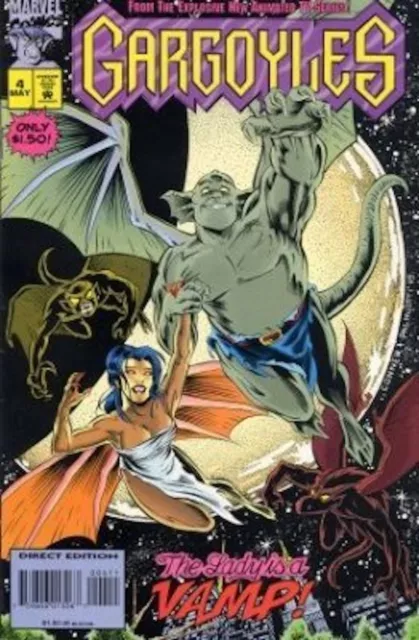 GARGOYLES #4 Marvel Comics Disney TV Movie Cartoon Rare HTF Low Print Run