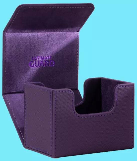 ULTIMATE GUARD MONOCOLOR PURPLE 80+ SIDEWINDER DECK CASE Card Storage Box ccg