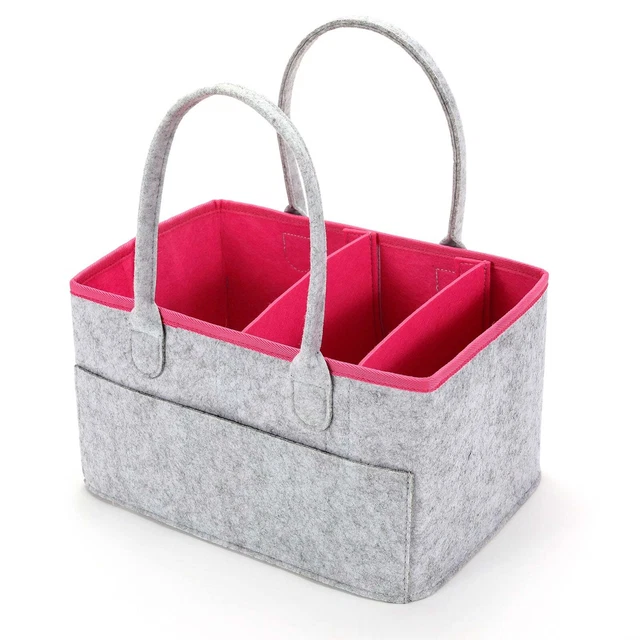Baby Diaper Caddy Organizer Storage Tote Bag