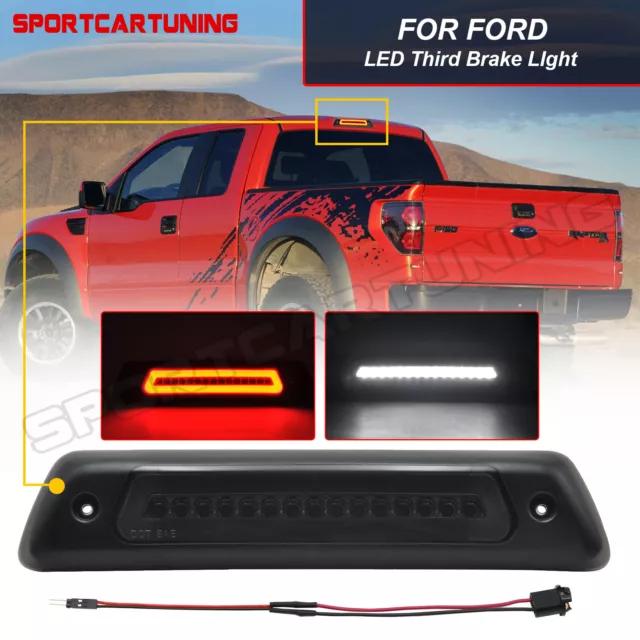 For 2009-14 Ford F150 Raptor SVT LED 3rd Third Brake Light High Mount Stop Lamp