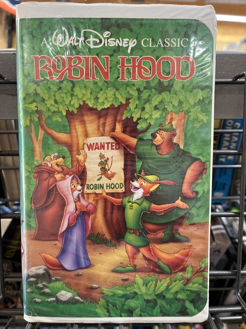 ROBIN HOOD WALT Disney Black Diamond Classic VHS 1189 Clamshell 6 26 robin-hood-walt-disney-black-diamond-classic-vhs-1189-clamshell-6-26