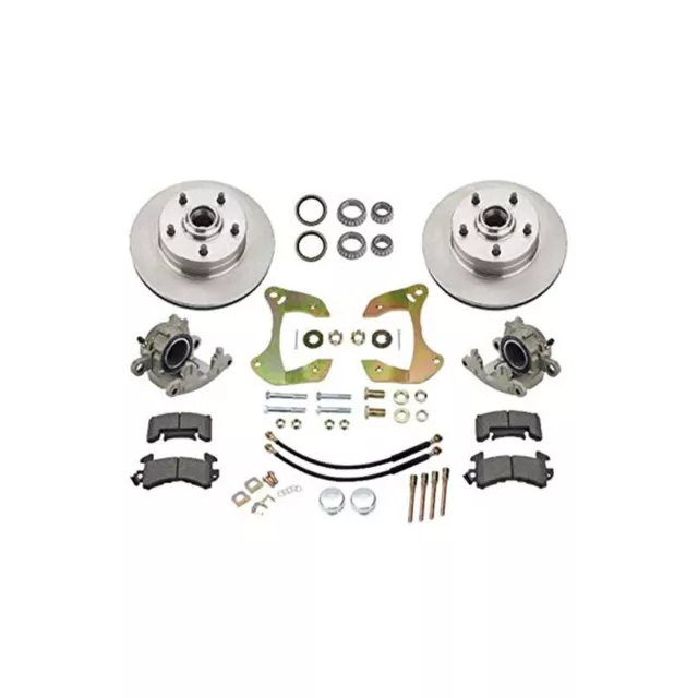 Speedway Motors Deluxe Disc Brake Kit, 1955-1964 Chevy Full-Size Car, For Sto...