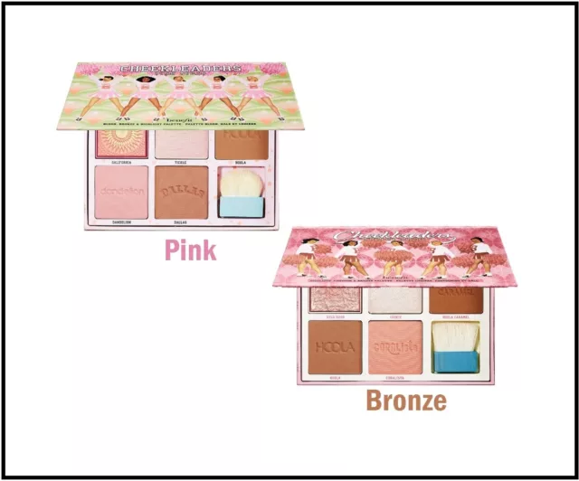 Benefit The Cheekleaders Cheerleaders Pink or Bronze Squad Cheek Palette U PICK