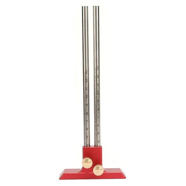 High Strength Red High Precision Woodworking Scriber Wood Marking Gauge Clear