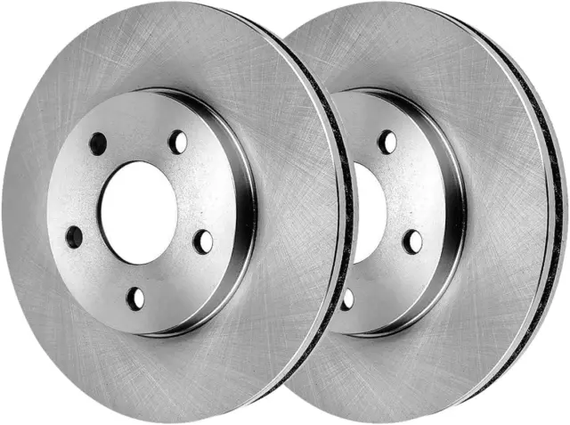 Autoshack R65124PR Front Brake Rotors Pair of 2 Driver and Passenger Side for 20