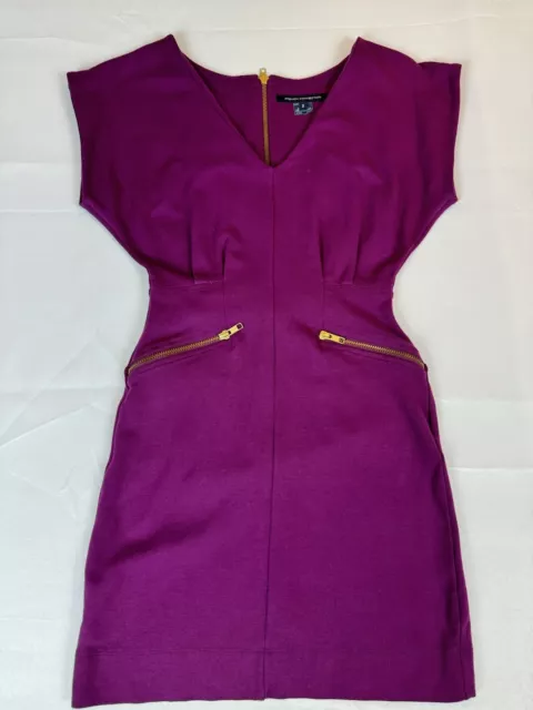 French Connection Purple Dress Size 2