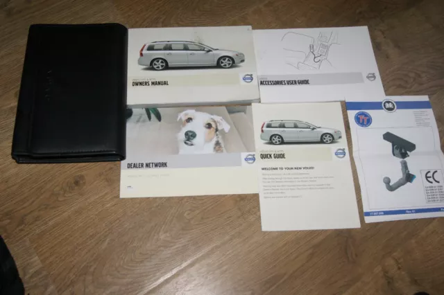 Volvo V70 Xc70 3Rd Gen  Pre F/L Owners Manual / Handbook  / Wallet 2007 - 2012