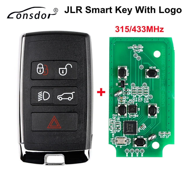 Lonsdor Smart Key with Key Shell For Land Rover Jaguar 315/433MHz  Smart Start