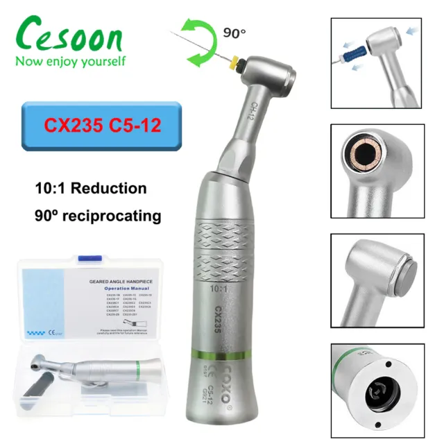 Dental COXO Endo Low Speed Handpiece 10:1 Reduction 90º Reciprocating Hand File