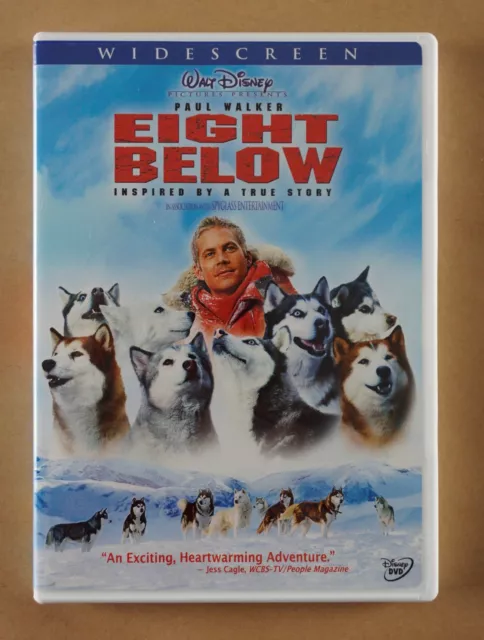 Disney Eight Below (DVD, 2006, Widescreen) Paul Walker, Bruce G