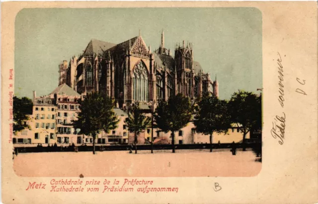 CPA AK METZ Cathédrale prise de la Prefecture Kathedrale vom Prasidium (651006)