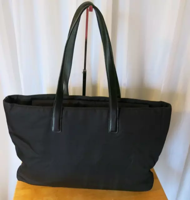 Vintage COACH Mercer Black Nylon Leather Work Commute Laptop Tote Bag 5117