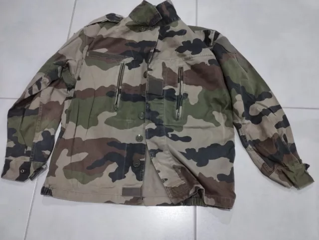 Veste Militaire légère manches longues camouflage taille 96C