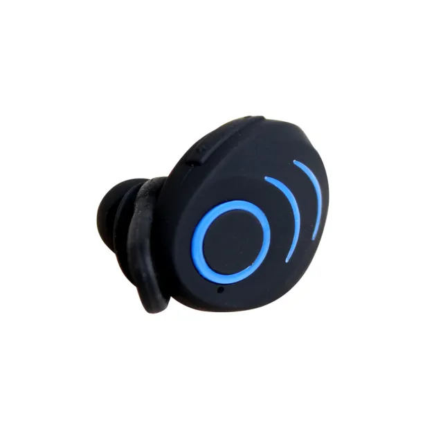 Bluetooth Headset Kopfhörer Microfon Freisprechen In Ear Ohrhörer Blau Schwarz