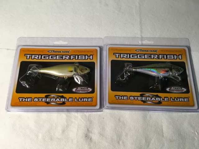 Think Tank Triggerfish Steerable Lures Lot of 2