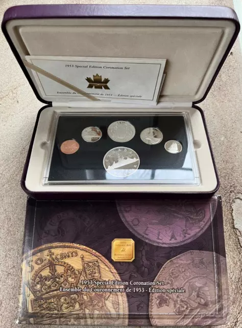 CANADA 2003 Royal Canadian Mint 1953 Special Edition Coronation Set Complete