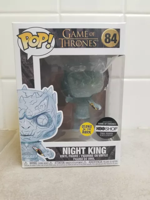 Funko Pop Game Of Thrones - Night King with Dagger #84 Glow in the Dark GITD HBO