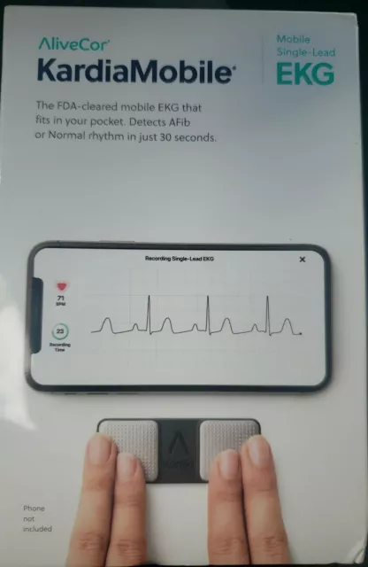 AliveCor AC-009-UA-DI KardiaMobile Wireless Personal EKG Monitor