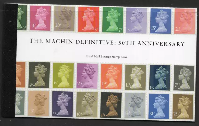 QE2 THE MACHIN 50th ANNIVERSARY PRESTIGE BOOKLET DY21 2017