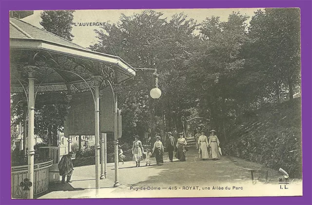 CPA-63- Royat- A Alley of / The Park