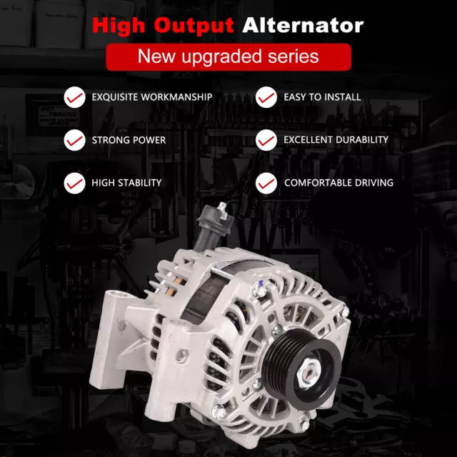 12V 150A Alternator for Ford Escape Focus Mazda Tribute Mercury Mariner Milan 2