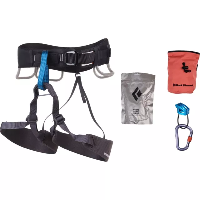 Black Diamond Equipment Momentum Men's Climbing Harness Package Size M