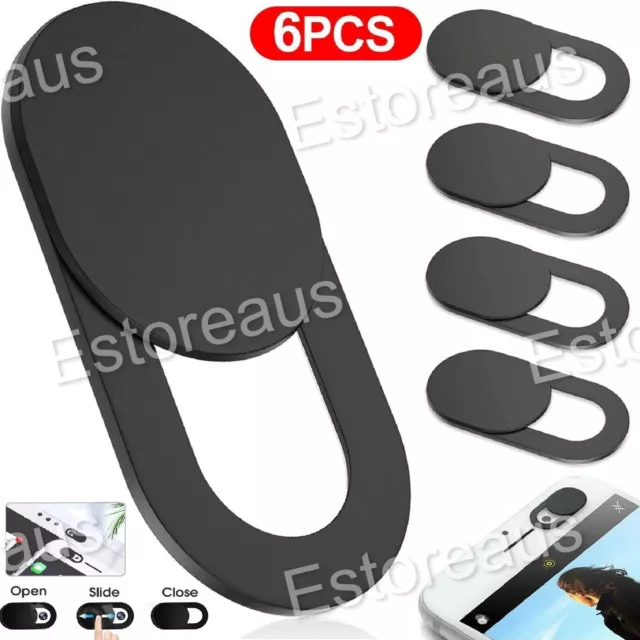 6Pcs Webcam Slider Camera Cover Protect Privacy Phone Tablet Laptop Front Camera