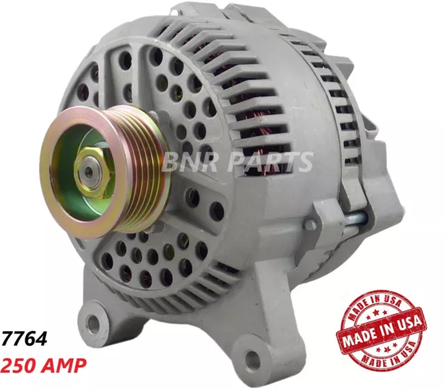 250 AMP 7764 Alternator Ford Lincoln Mercury High Output HD Performance USA NEW