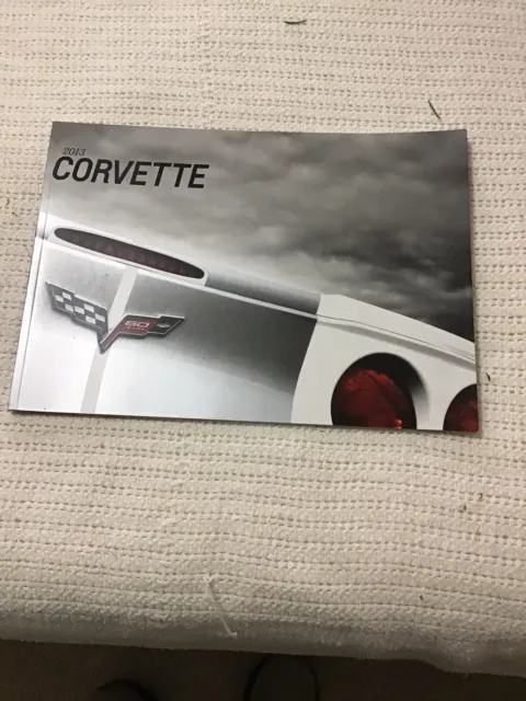 2013 Chevrolet Corvette Original Sales Brochure Catalog