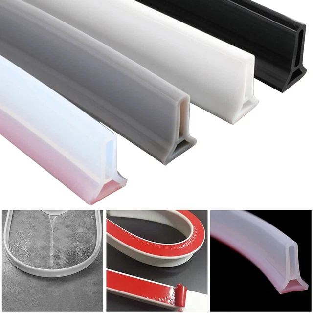 Capa barrera de agua 1 pieza 50 mm baño neumáticos de sujeción tapón de cocina