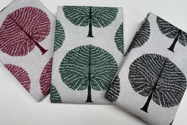 Mûrier Arbre 100% Tissu Coton Naturel Décor Maison Rideaux Matériel 140cm Large