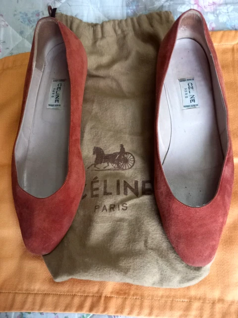 Escarpins Arah Vintage Cuir Daim Cognac - Pointure 37,5 - Talons Hauts - Très Bon état