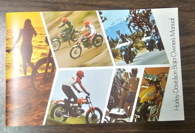 1971 Aermacchi Harley Baja Lightweight Nos Owners Operators Manual Book Oem New