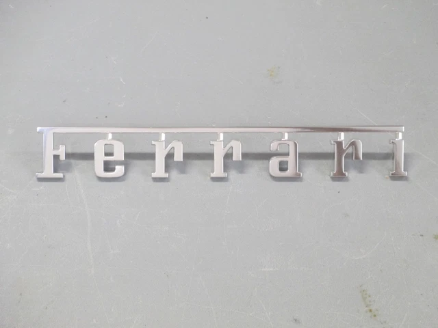 Ferrari Badge / Emblem "Ferrari"  Ferrari Script (fits many)  # 63482200