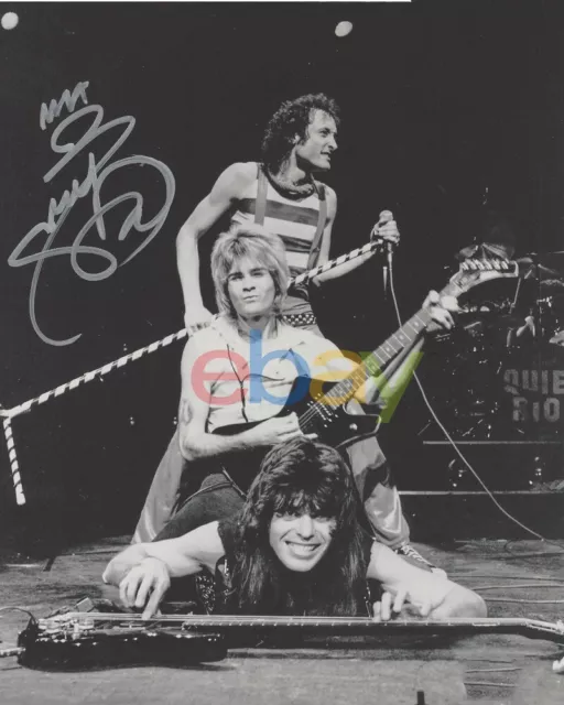 RUDY SARZO SIGNED AUTHENTIC QUIET RIOT OZZY OSBOURNE 8x10 PHOTO reprint