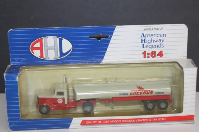 AHL (American Highway Legends) Chevron Tanker Truck 1:64 METAL NIB