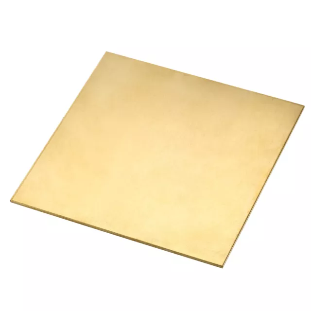 Brass Square Sheet Metal Sheets Plates Various Sizes 0.5/0.8/1/1.5mm Thickness