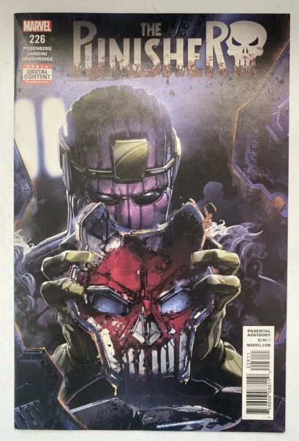 The Punisher #226 Marvel Comics (2018) 1st Print Clayton Crain War Machine NM