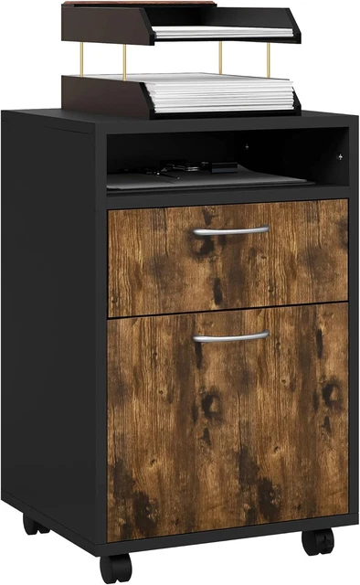MOBILE BAGNO CASSETTIERA 4 Cassetti con Ripiano Legno MDF Bianco