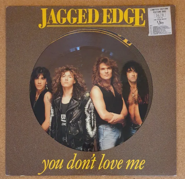 Jagged Edge - You Don't Love Me - Ltd Edition 1990 12" Picture Disc Ep - Ex++