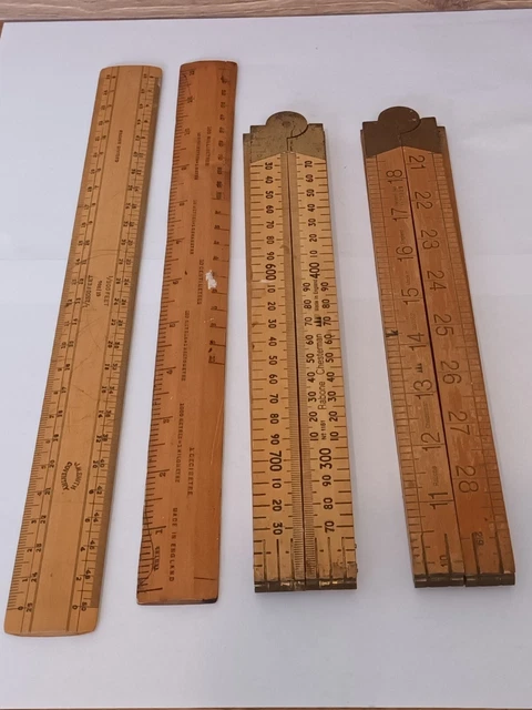 Vintage Rabone Chesterman Folding Yardstick No.1161 1162 J.W.Smith rule Vintage Rabone Chesterman Folding Yardstick No.1161 1162 J.W.Smith rule