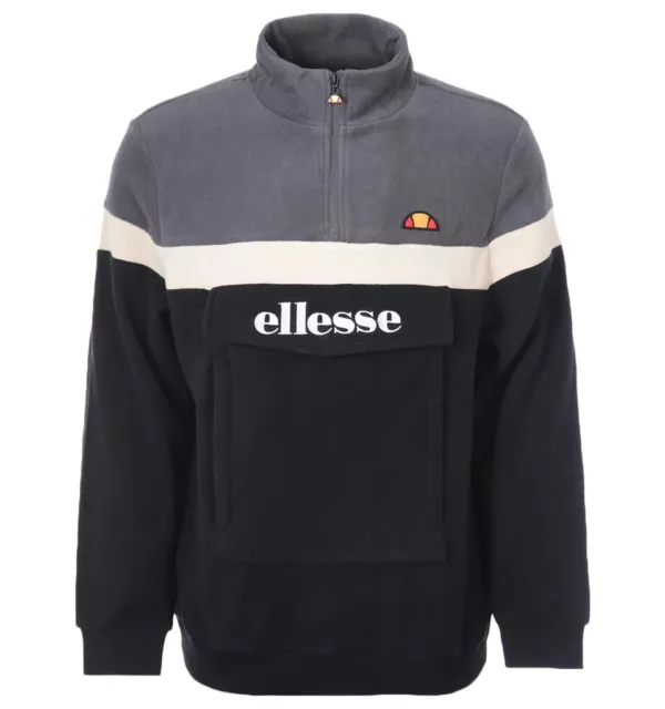 ellesse Fleece Sweatshirt Sweat Top Pullover Mens XXL Plus Size Jumper Sweater