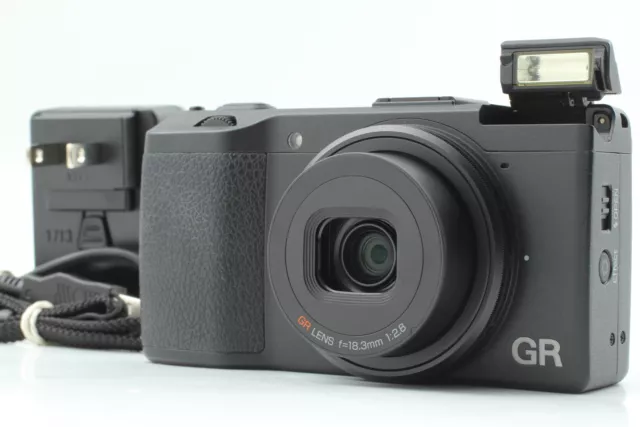 [MINT]  SH:4497  Ricoh GR II 16.2 MP Digital Compact Camera Black From JAPAN